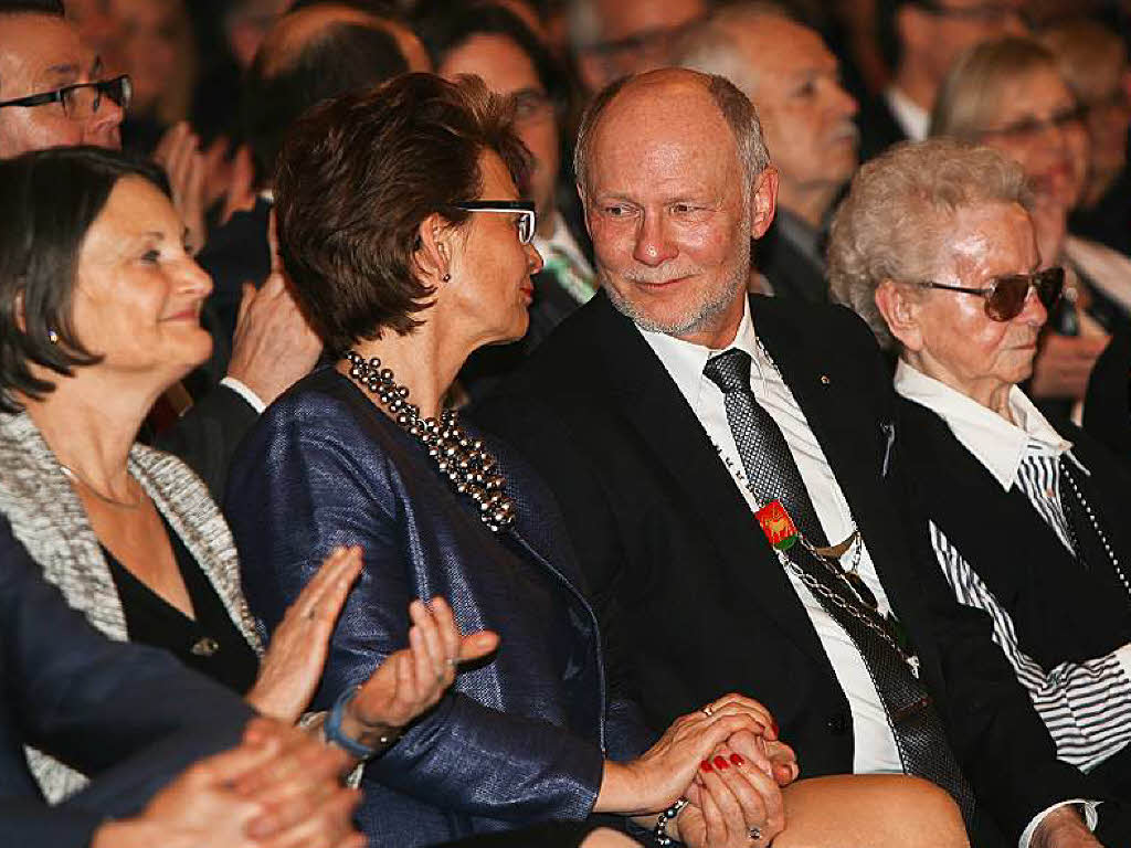 Viele geladene Gste kamen zur Abschiedsveranstaltung von Friesenheims Brgermeister Armin Roesner in die Sternenberghalle.