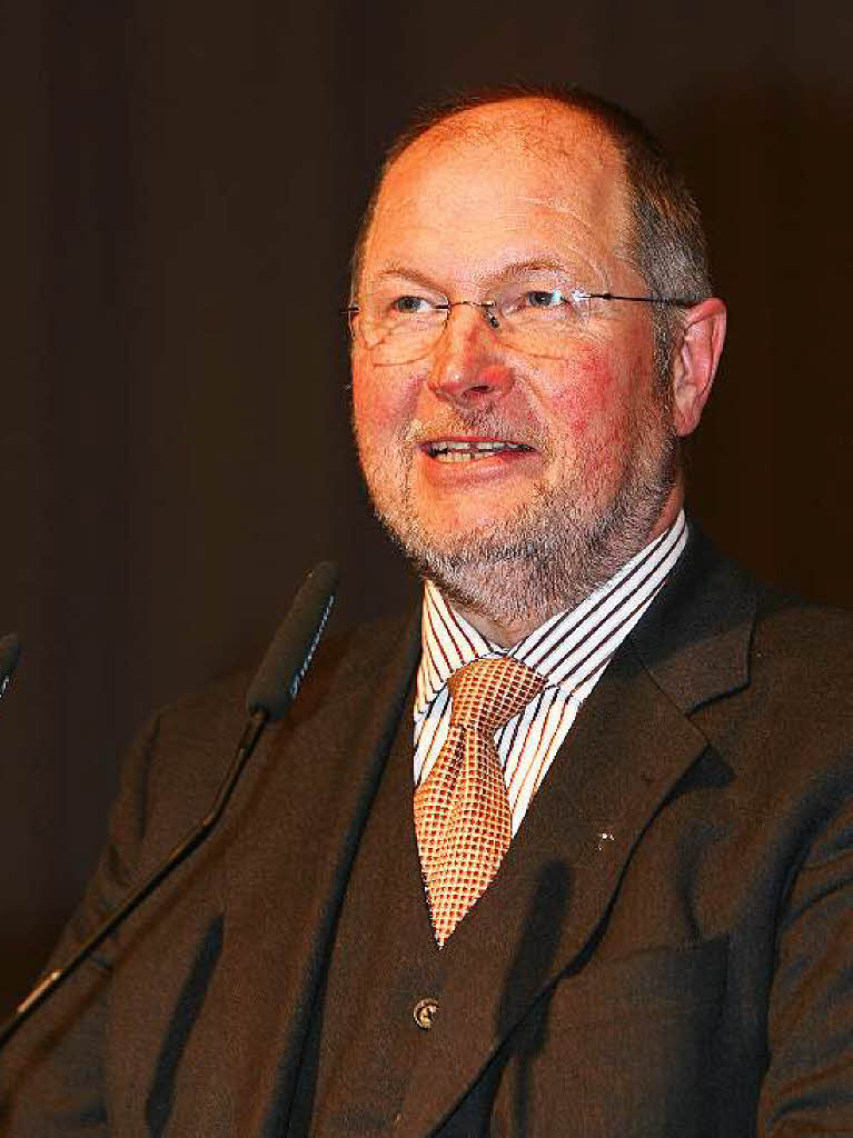 Pfarrer Rainer Janus sprach fr die Friesenheimer Kirchen.