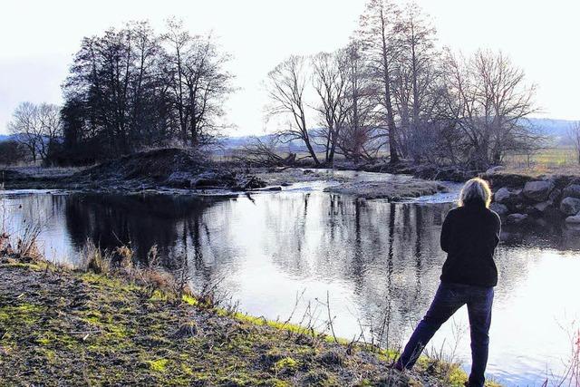 Besucher stren den Naturschutz in der 