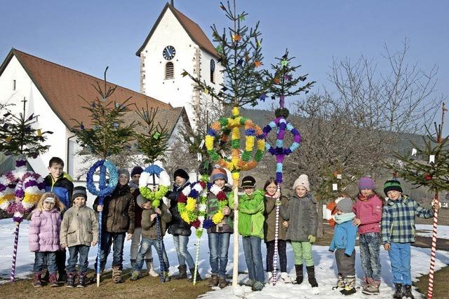 Beginn der Karwoche in Saig