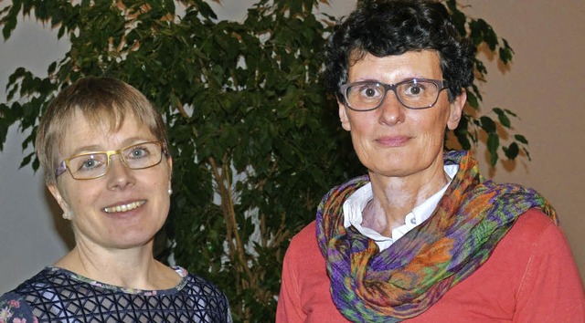 Die Ambulante Hospizgruppe  hat jetzt ...a Erbe (links) und Eva Maria Neumann.   | Foto: Martina Weber-Kroker