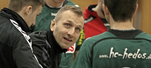 Wichtiger Heimsieg: Elgersweiers Trainer Daniel Kempf   | Foto:  A.Buss