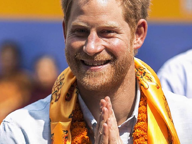 Prinz Harry in Nepal  | Foto: dpa