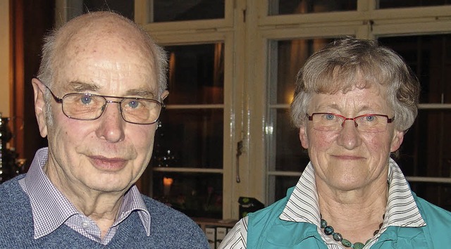 Fr 50 Jahre Mitgliedschaft wurden geehrt: Helga und Josef Faller  | Foto: Heinrich Fehrenbach