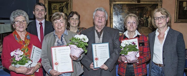 Der Turnverein  Kippenheim hat neue Eh...ller und die Vorsitzende Andrea Kalt.   | Foto: Olaf Michel