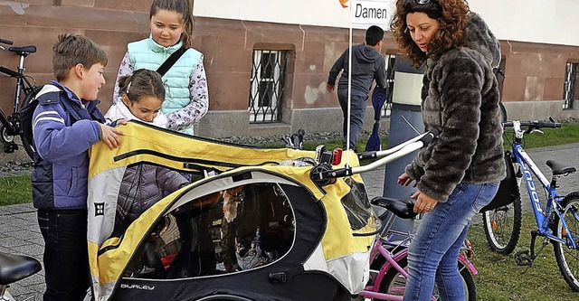 Besonders begehrt: Fahrradanhnger fr Kinder   | Foto: hans-jrgen hege