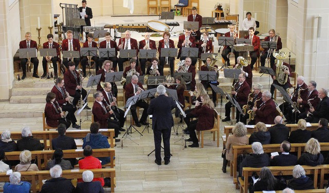 Am Palmsonntag gab die Stadtmusik ein ...Konzert in der Kirche St. Bonifatius.   | Foto: zvg