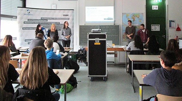 Wetzel stellt sich als Ausbildungsbetrieb an der Realschule  vor.  | Foto: Wetzel