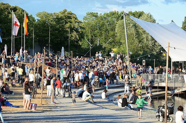 Lockte immer viele Besucher an: das Seefest im Seepark  | Foto: Rita Eggstein