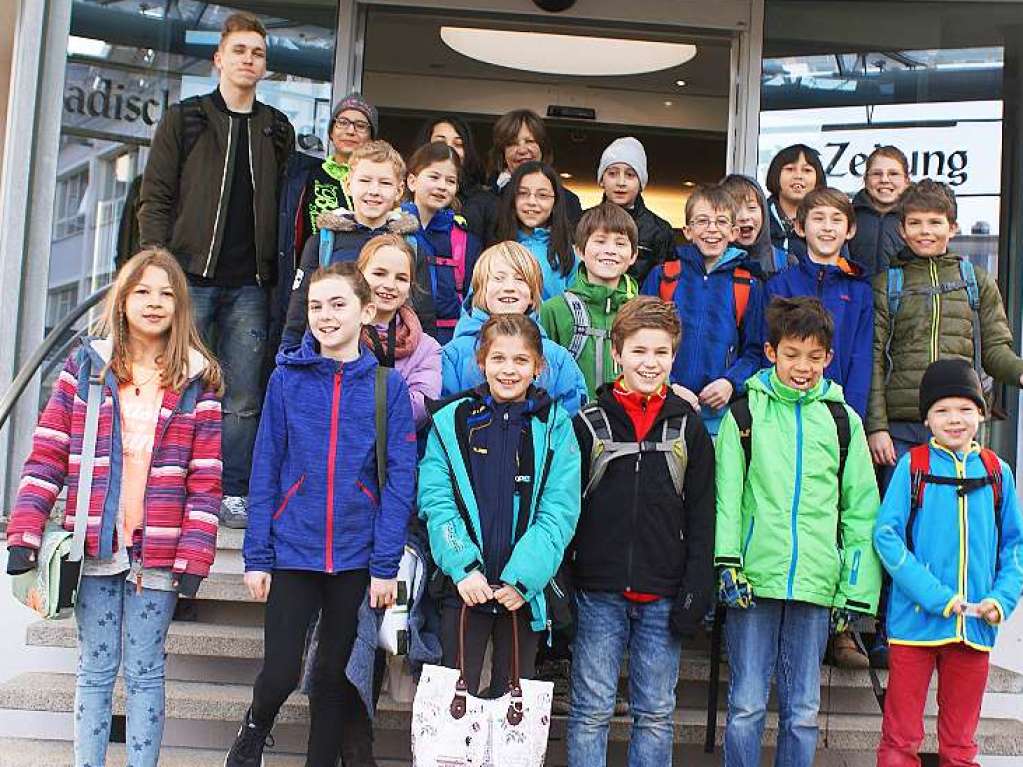 Die Klasse 4c, der Emil-Thoma-Grundschule Freiburg.