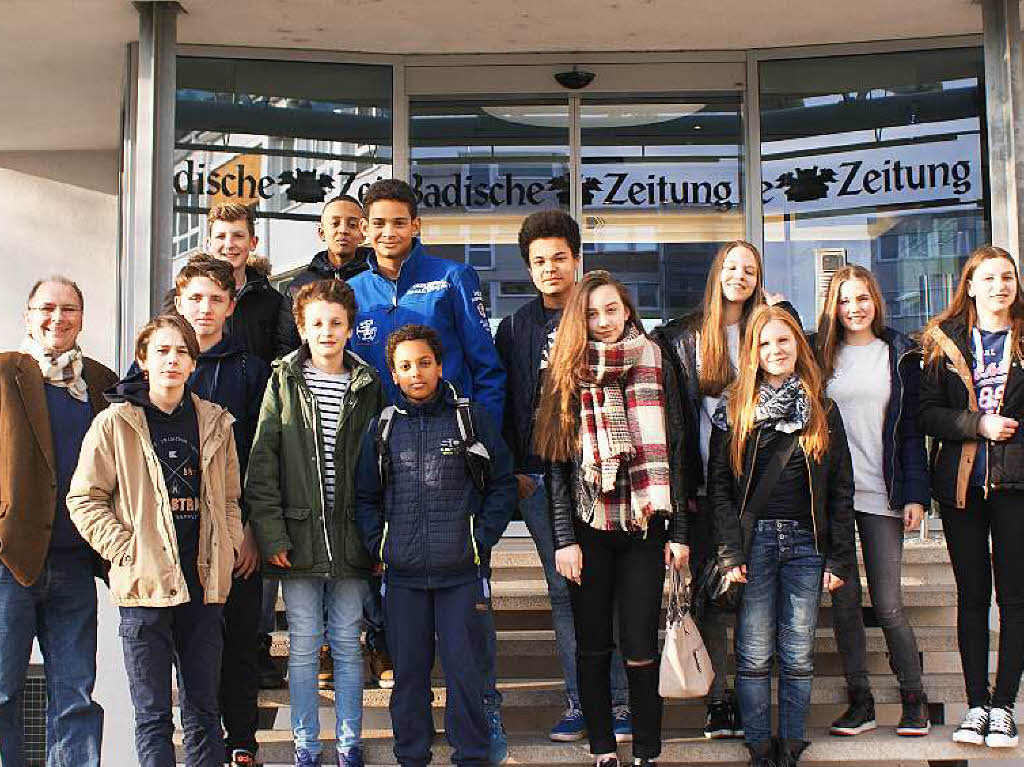 Die Klasse 8b, des Goethe-Gymnasium-Freiburg.