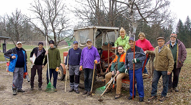 Frhjahrsputztrupp des Schwarzwaldvereins  | Foto: Jutta Binner-Schwarz