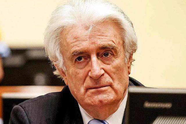 Völkermord in Srebrenica: 40 Jahre Haft für Ex-Serbenführer Karadzic