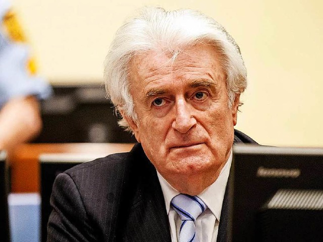 40 Jahre Haft fr Radovan Karadzic (70)  | Foto: dpa