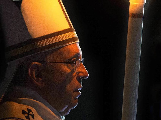 Die Osterwoche hat begonnen - und die ...ht Papst Franziskus Muslimen die Fe.  | Foto: dpa
