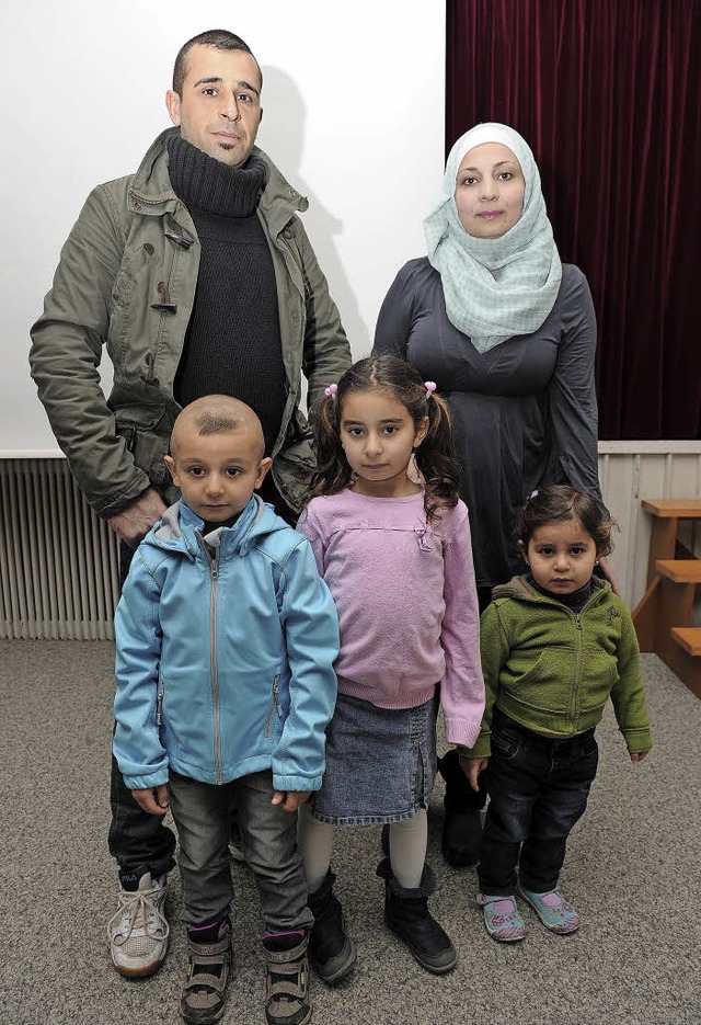 Samer, Marah, Bana, Zayd und Sham Altr...n wollen wieder zurck in die Heimat.   | Foto: bettina schaller