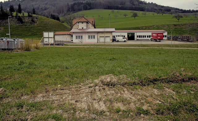 Auf diesem Gelnde in Drlinbach im Ka...ubau fr eine Senioren-Betreuung vor.   | Foto: Beate Zehnle-Lehmann