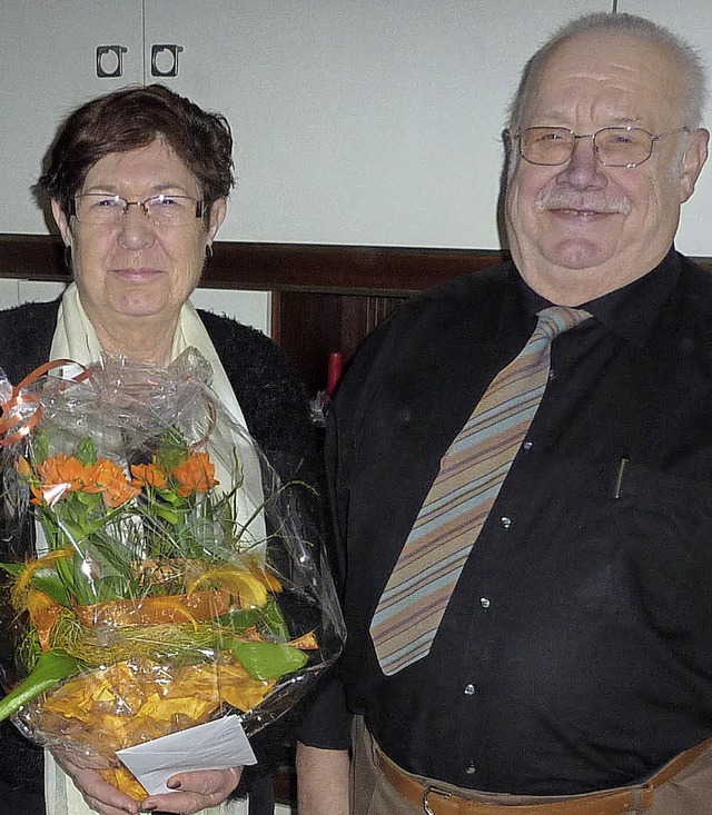 Anna und Rolf Weber feierten Goldhochzeit.   | Foto: Karlernst Lauffer