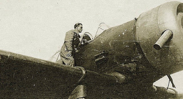 Jagdflieger Walter Sommer 1942 &#8211; zwei Jahre vor seinem Absturz.   | Foto: Privat