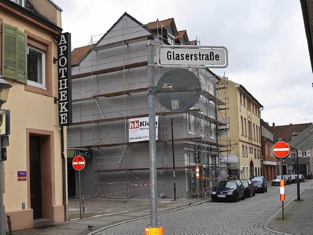 Diese Wand fllte seit den frhen Null...ld zur 1848er-Revolution in Offenburg.  | Foto: Ralf Burgmaier