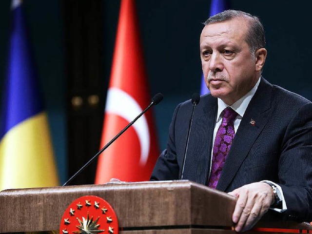 Recep Tayip Erdogan: Satire-Versteher sehen anders aus.  | Foto: AFP