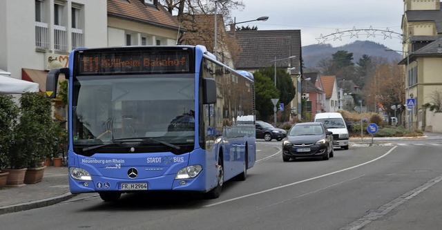 Die Busverbindungen &#8211; nicht zule...lheimer Brger verbesserungsbedrftig.  | Foto: Rosalie Willin