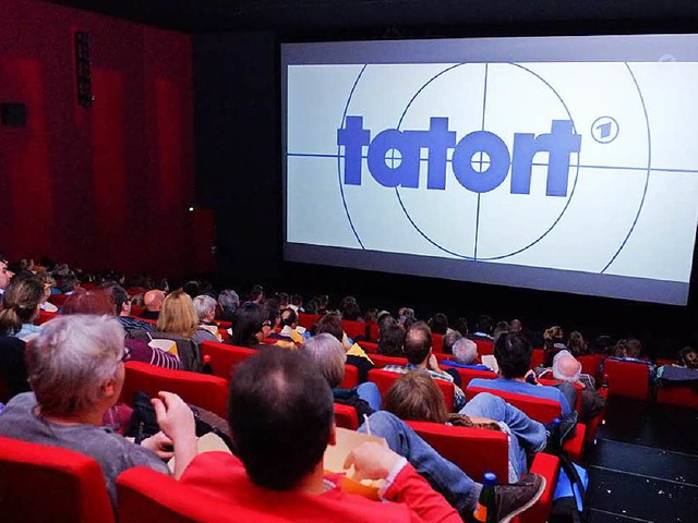 Beim Public Viewing im Cinemaxx fand d...22;Tatort&#8220; aus Freiburg Gefallen  | Foto: Miroslav Dakov