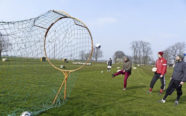 Zwischenstation: Hier muss der Runde ins Runde.   | Foto: Dieter Fink