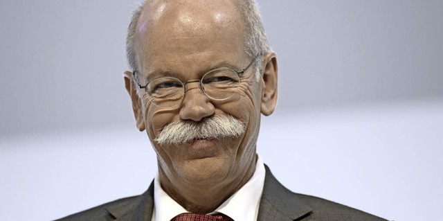 War 2015 der Konzernchef mit dem lusti...r hchsten Vergtung: Dieter Zetsche.   | Foto: AFP