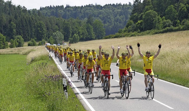 Unterwegs, um Kindern zu helfen: Die Tour Ginko macht Station in der Region.   | Foto: Tour Ginko