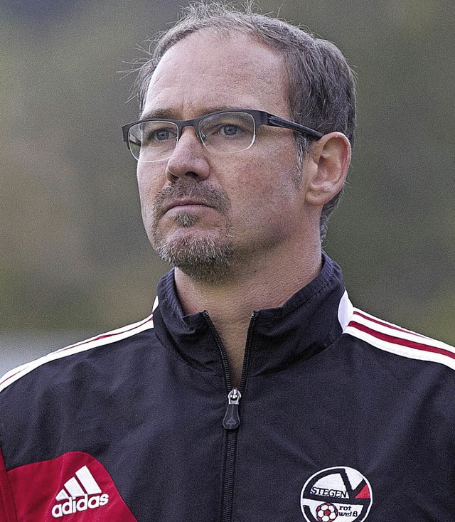 Hat Personalsorgen: Stegens Coach Stefan Schwr   | Foto: Daniel Fleig