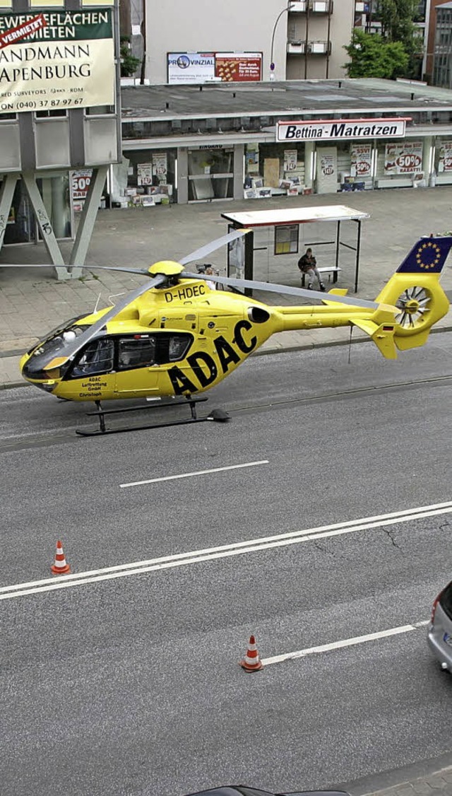 Rettungshubschrauber haben Sonderrechte beim &#8222;Parken&#8220;.   | Foto: h.  rieger/adac