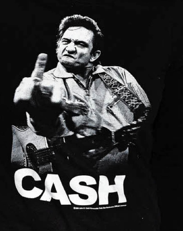 Ikone der Protestkultur: Johnny Cashs Finger von 1969  | Foto: Joe Corrigan