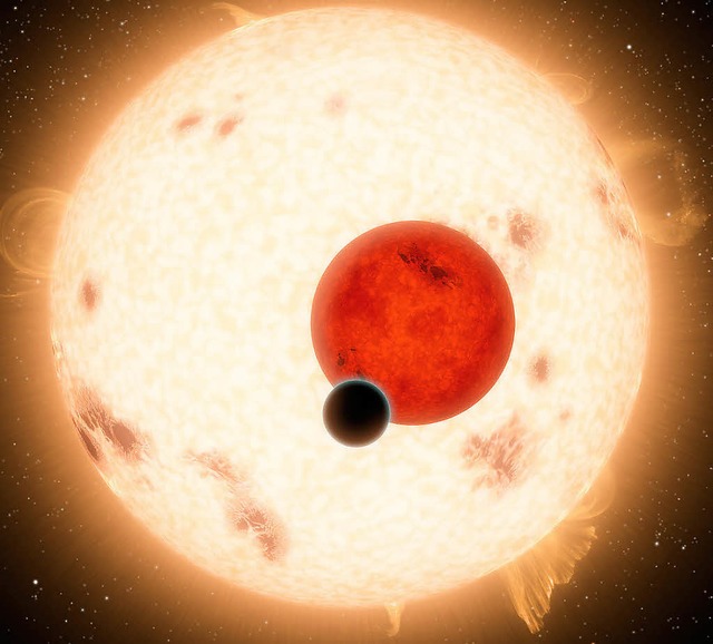 Der Planet Kepler 16B kreist um einen Roten Zwerg.   | Foto: dpa