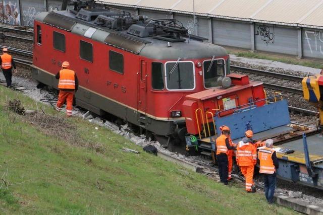 Güterzug entgleist im Kanton Aargau – keine Verletzten