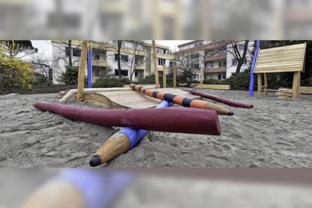 Der Spielplatz in der Sudermannstrae ist saniert worden