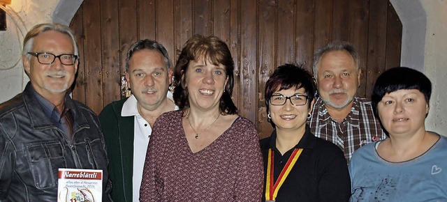 Vorstand des Freundeskreises Buurefasn... Manfred Kpfer, Annette Bachmann-Ade   | Foto: P. Schleer
