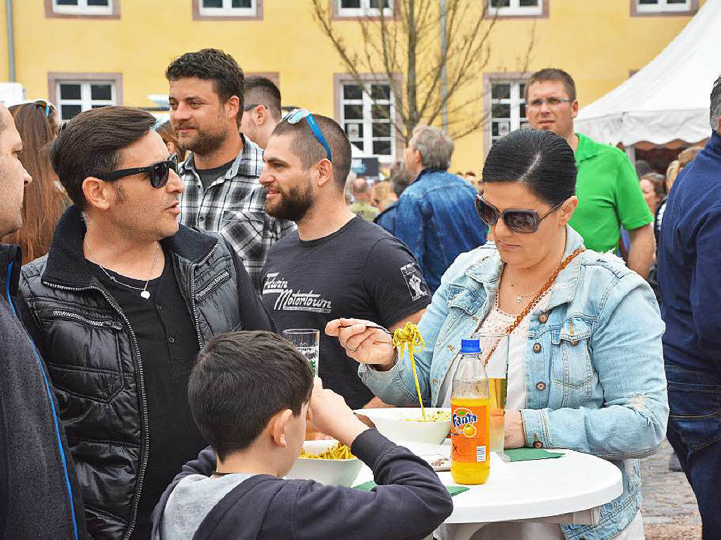 Reichlich Appetit brachten die 7000 Gste des BZ-Food-Truck-Fests mit auf das Gelnde der Alten Spinnerei in Lrrach-Haagen, wo die BZ ihr 70-jhriges Bestehen mit einer Party gefeiert hat.