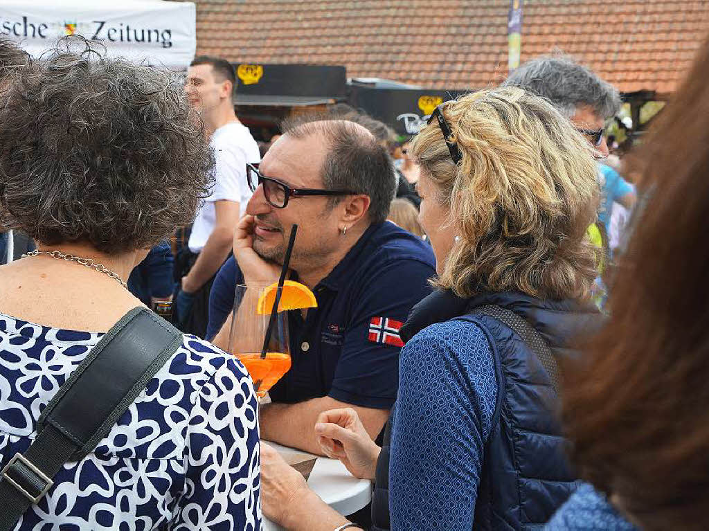 Reichlich Appetit brachten die 7000 Gste des BZ-Food-Truck-Fests mit auf das Gelnde der Alten Spinnerei in Lrrach-Haagen, wo die BZ ihr 70-jhriges Bestehen mit einer Party gefeiert hat.