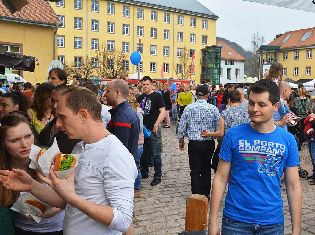 Reichlich Appetit brachten die 7000 Gste des BZ-Food-Truck-Fests mit auf das Gelnde der Alten Spinnerei in Lrrach-Haagen, wo die BZ ihr 70-jhriges Bestehen mit einer Party gefeiert hat.