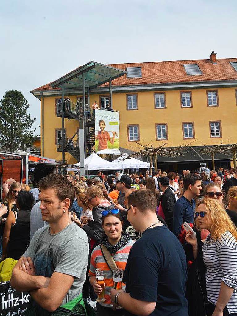 Reichlich Appetit brachten die 7000 Gste des BZ-Food-Truck-Fests mit auf das Gelnde der Alten Spinnerei in Lrrach-Haagen, wo die BZ ihr 70-jhriges Bestehen mit einer Party gefeiert hat.