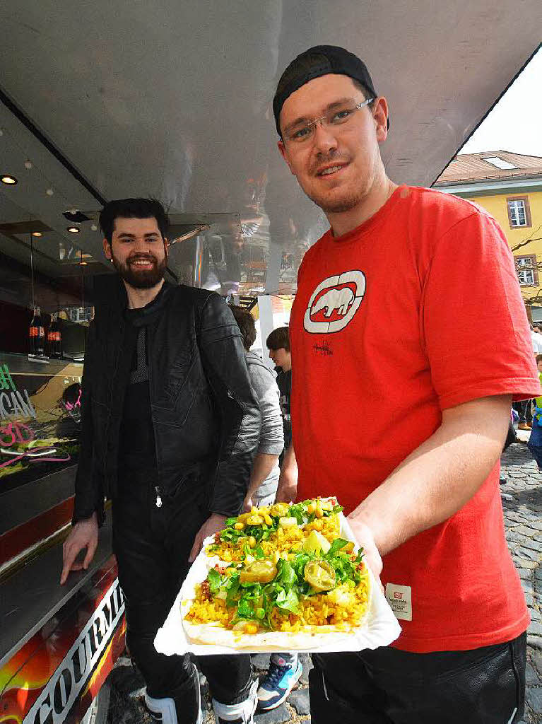 Reichlich Appetit brachten die 7000 Gste des BZ-Food-Truck-Fests mit auf das Gelnde der Alten Spinnerei in Lrrach-Haagen, wo die BZ ihr 70-jhriges Bestehen mit einer Party gefeiert hat.