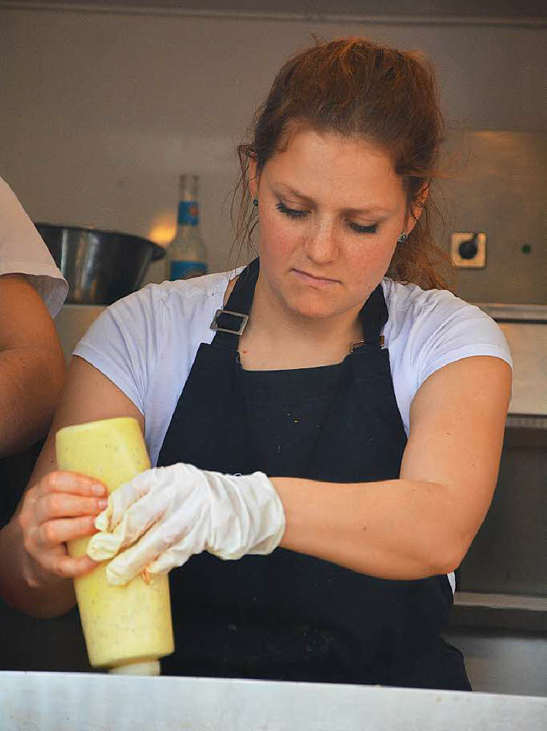 Reichlich Appetit brachten die 7000 Gste des BZ-Food-Truck-Fests mit auf das Gelnde der Alten Spinnerei in Lrrach-Haagen, wo die BZ ihr 70-jhriges Bestehen mit einer Party gefeiert hat.