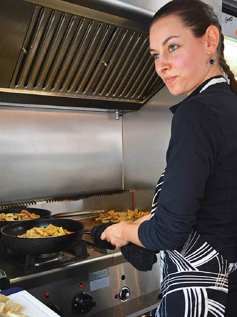 Reichlich Appetit brachten die 7000 Gste des BZ-Food-Truck-Fests mit auf das Gelnde der Alten Spinnerei in Lrrach-Haagen, wo die BZ ihr 70-jhriges Bestehen mit einer Party gefeiert hat.