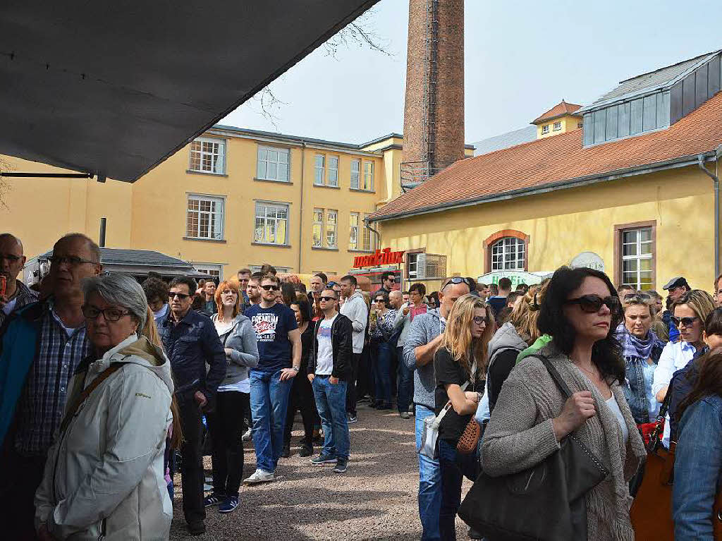 Reichlich Appetit brachten die 7000 Gste des BZ-Food-Truck-Fests mit auf das Gelnde der Alten Spinnerei in Lrrach-Haagen, wo die BZ ihr 70-jhriges Bestehen mit einer Party gefeiert hat.