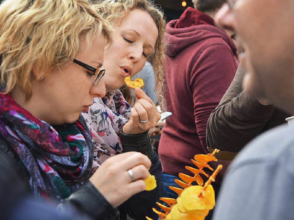 Reichlich Appetit brachten die 7000 Gste des BZ-Food-Truck-Fests mit auf das Gelnde der Alten Spinnerei in Lrrach-Haagen, wo die BZ ihr 70-jhriges Bestehen mit einer Party gefeiert hat.