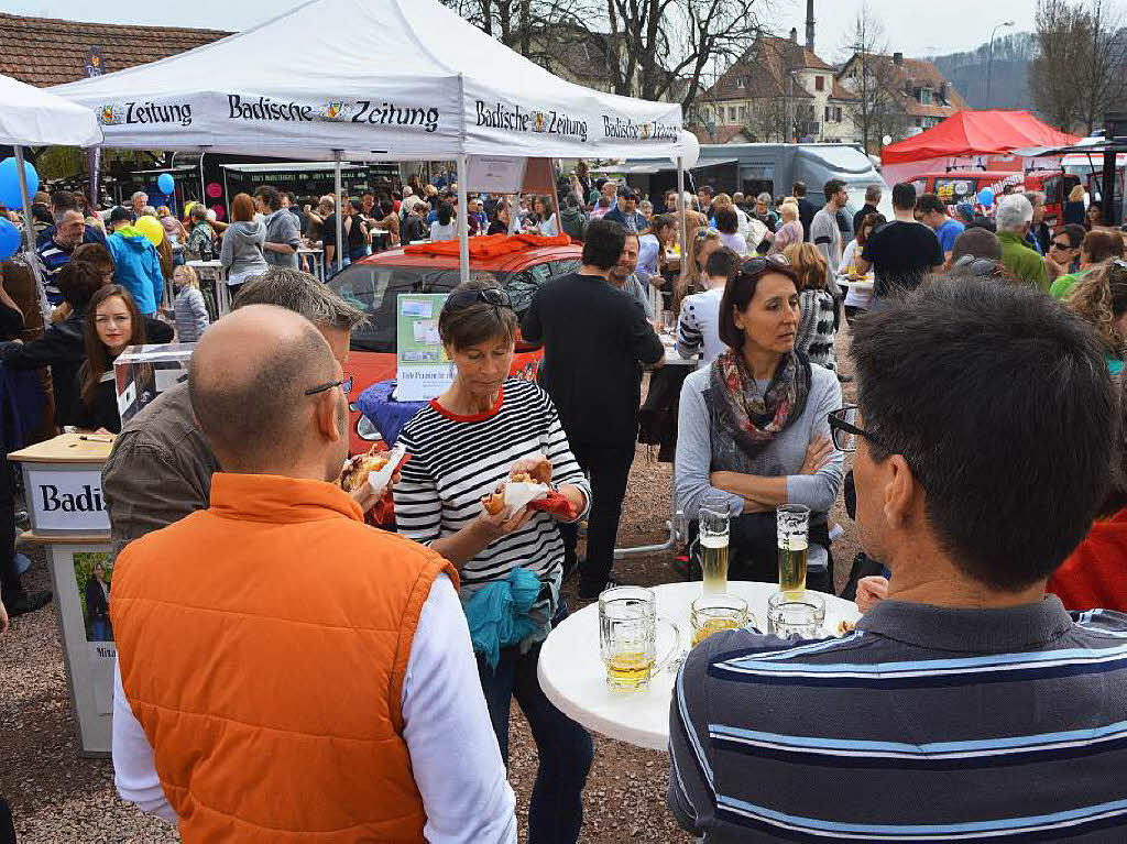 Reichlich Appetit brachten die 7000 Gste des BZ-Food-Truck-Fests mit auf das Gelnde der Alten Spinnerei in Lrrach-Haagen, wo die BZ ihr 70-jhriges Bestehen mit einer Party gefeiert hat.