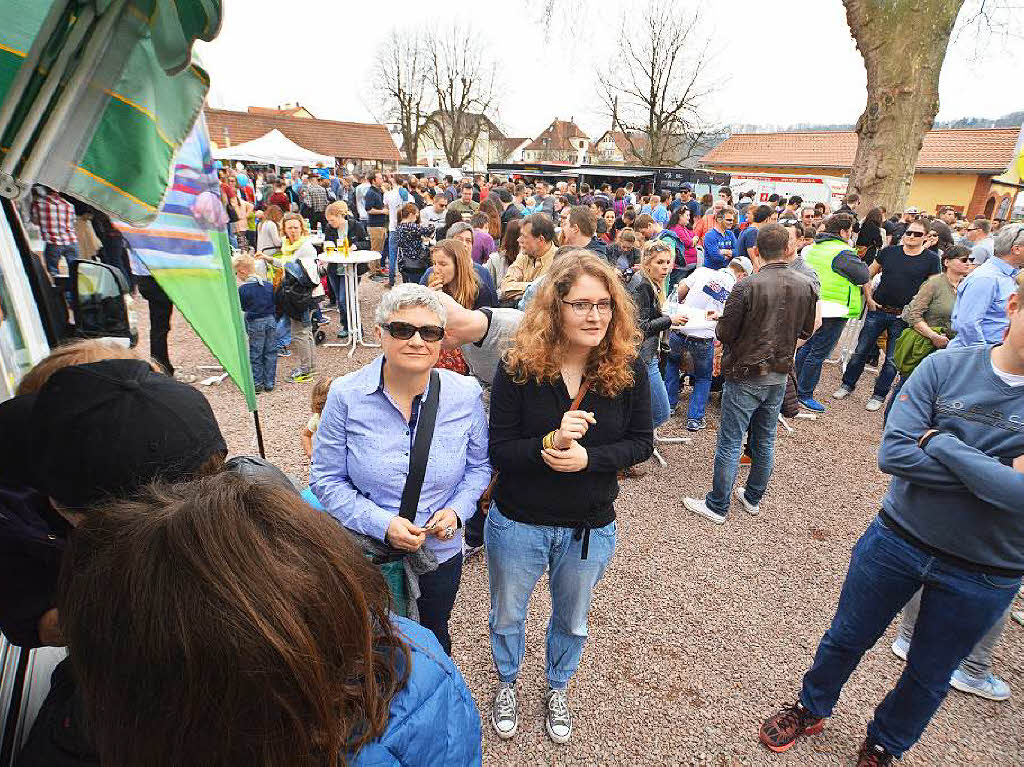 Reichlich Appetit brachten die 7000 Gste des BZ-Food-Truck-Fests mit auf das Gelnde der Alten Spinnerei in Lrrach-Haagen, wo die BZ ihr 70-jhriges Bestehen mit einer Party gefeiert hat.