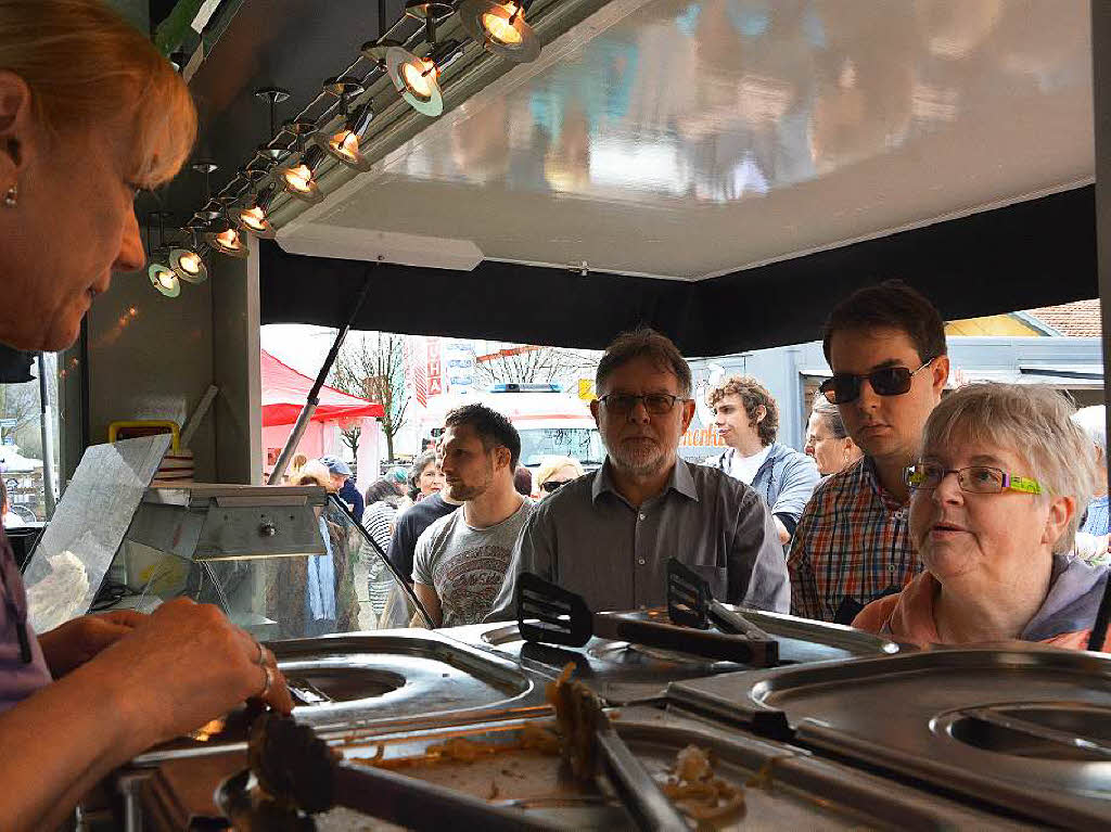 Reichlich Appetit brachten die 7000 Gste des BZ-Food-Truck-Fests mit auf das Gelnde der Alten Spinnerei in Lrrach-Haagen, wo die BZ ihr 70-jhriges Bestehen mit einer Party gefeiert hat.