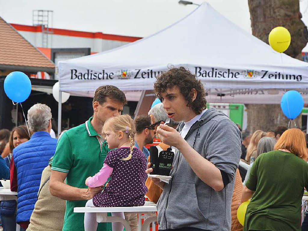 Reichlich Appetit brachten die 7000 Gste des BZ-Food-Truck-Fests mit auf das Gelnde der Alten Spinnerei in Lrrach-Haagen, wo die BZ ihr 70-jhriges Bestehen mit einer Party gefeiert hat.